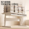 Child care children's study table large white table solid wood desk cover