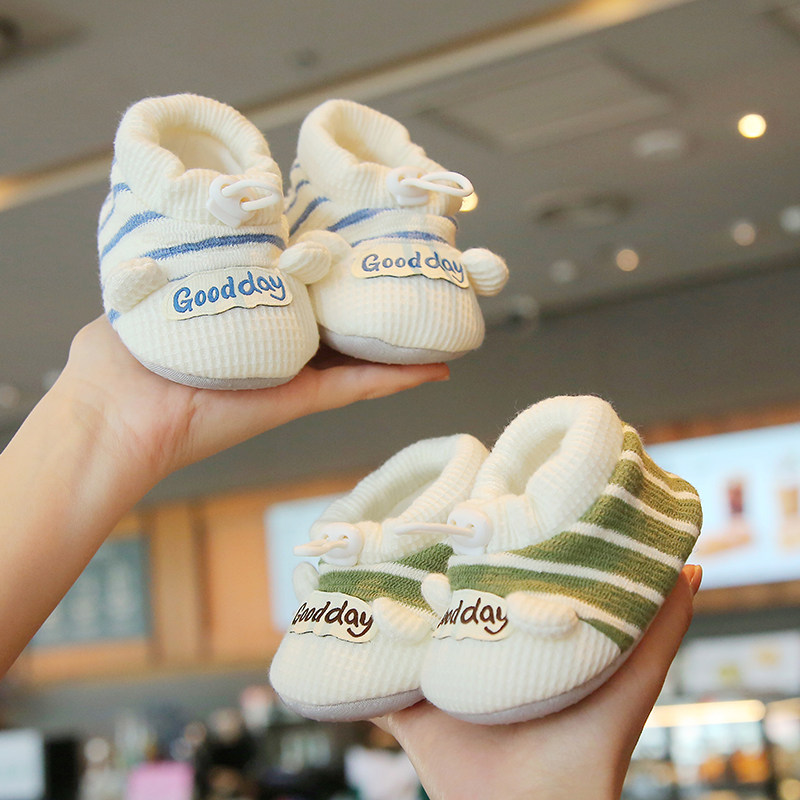 婴儿鞋春秋软底防掉洋气学步鞋宝宝外穿鞋袜防掉透气薄款0-3-12月,淘宝优惠券,粉丝福利购,淘宝优惠卷