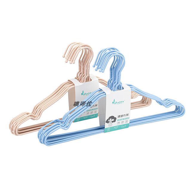 Special price iron wire stainless steel clothes hanger with free clips