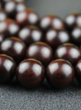 现货速发小叶紫檀手串108颗红木佛珠手链项链10mm老料牛毛纹男饰