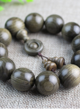 天然实木四川金丝楠木手串佛珠