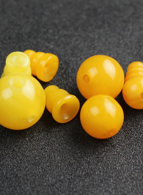 蜜蜡金刚星月菩提子手串三通佛头