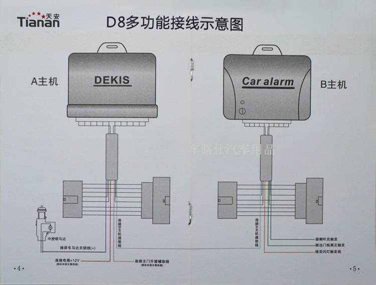 日产天籁防盗器专用尼桑汽车升级防盗系统D8添安折叠升窗 - 图1