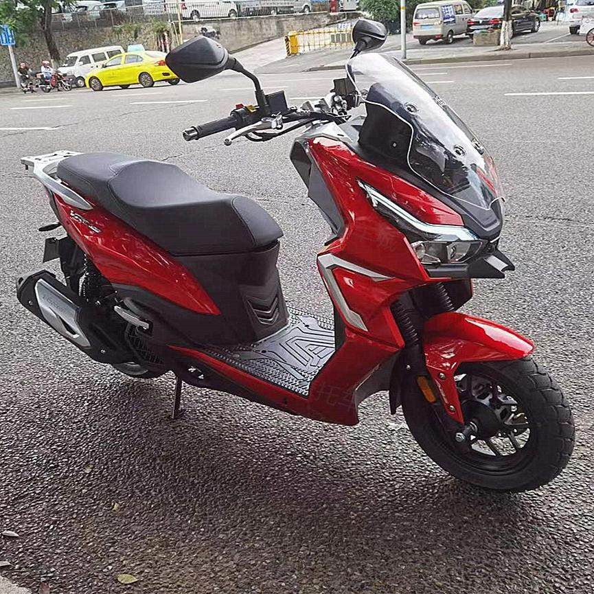 大阳VRC150踏板摩托车平踏板水冷ADV冒险长途越野车代步车 整车 - 图0