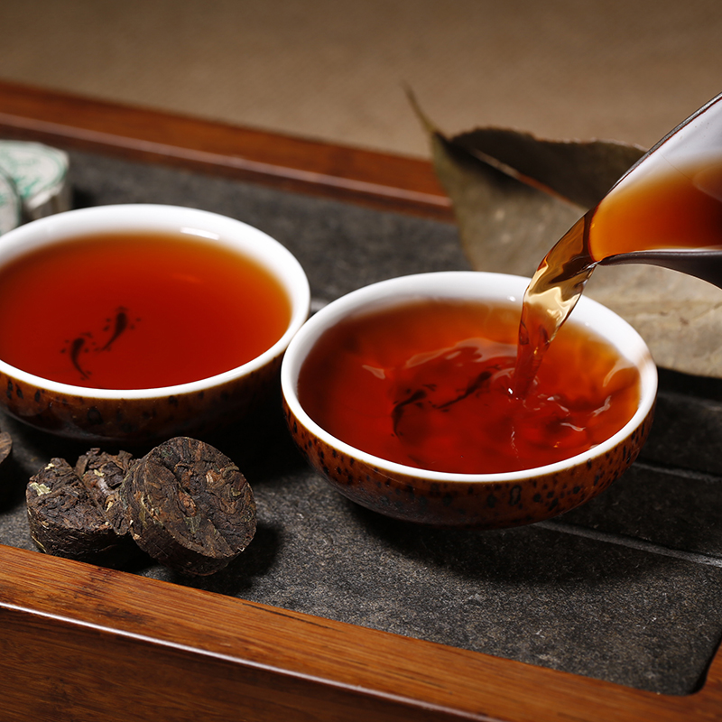1 送 3 买 糯香普洱茶叶 普洱茶熟茶 250g 年糯米香普洱小沱茶 03 茗康 1 送 3 买 糯香普洱茶叶 普洱茶熟茶 250g 年糯米香普洱小沱茶 03 茗康