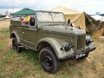 Picture episode of the Soviet UAZ-69 off-road car