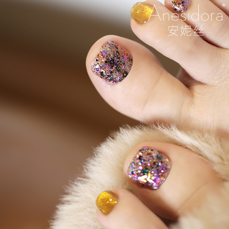【指甲油】Anesidora安妮丝脚趾美甲免烤显白色可撕孕妇儿童可用,淘宝优惠券,粉丝福利购,淘宝优惠卷
