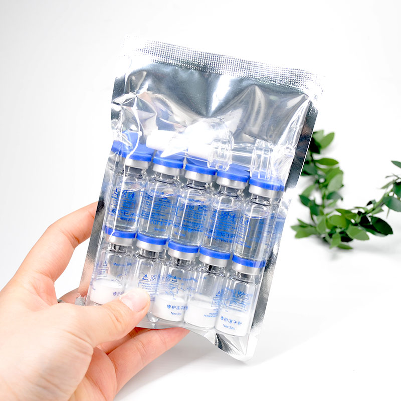 洛依贝淡黑色素IGF微针真皮修护冻干粉3ml*5对装 印刷版可OEM加工 - 图0