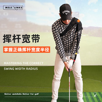 MELELINKS Mele Golf Swing Trainer Indoor Golf Swing Broadband Practice Assistive Trainer