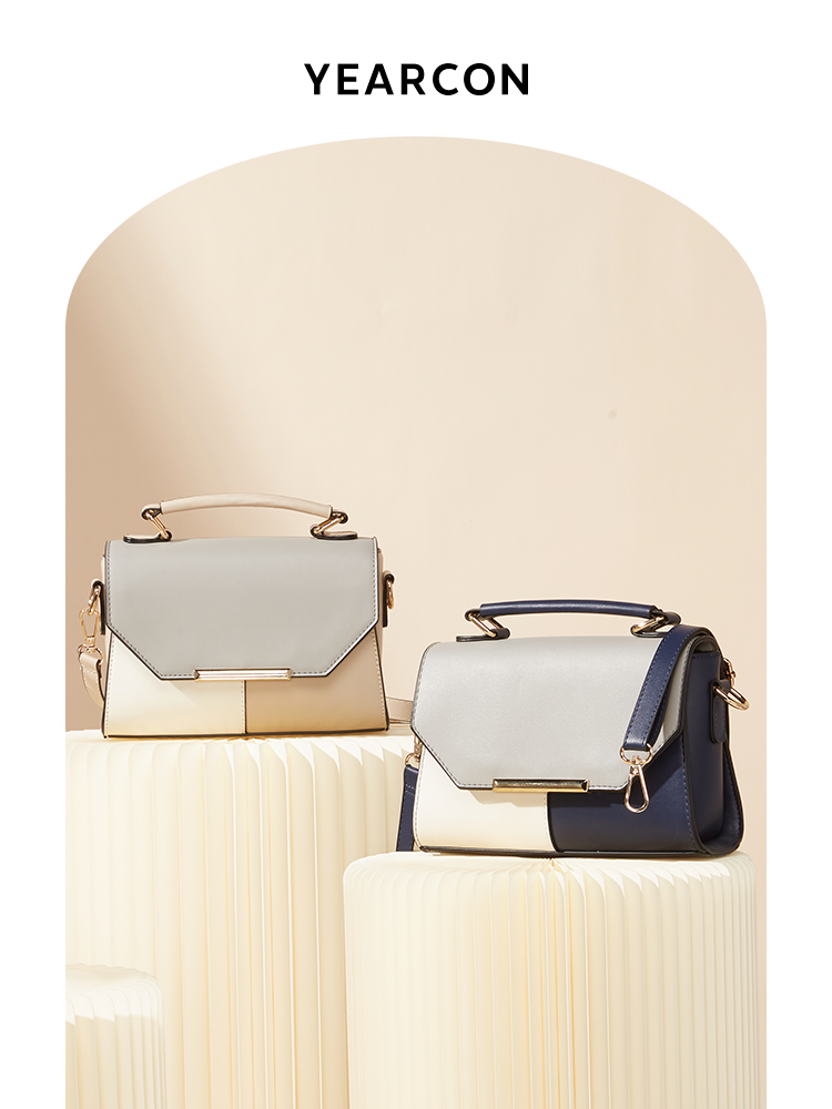 意尔康女士2021新款潮手拎单肩包 意尔康箱包女士包袋