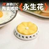 瑞恩EDC陶瓷镀层永生花陀螺风铃币联动多玩法EDC指尖陀螺解压玩具