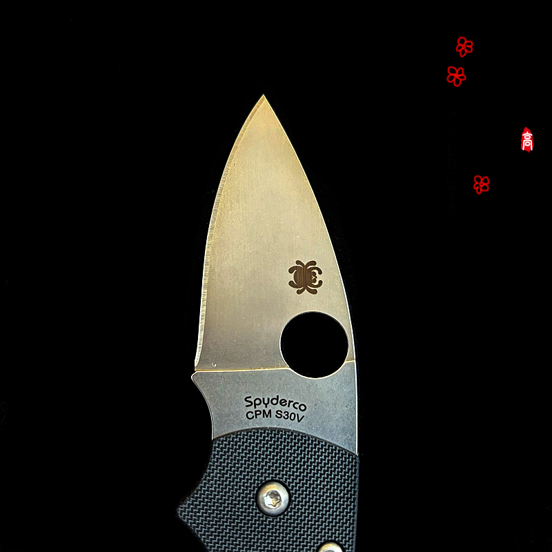 Spyderco美国蜘蛛C230GP Lil' Native户外不锈钢便携折刀S30V钢材 - 图1