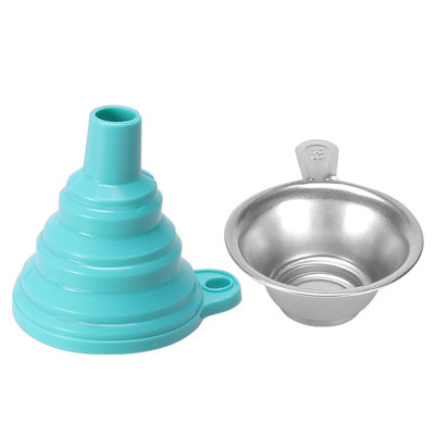 光固化光敏树脂耗材过滤回收工具可伸缩折叠硅胶残渣分液小号漏斗