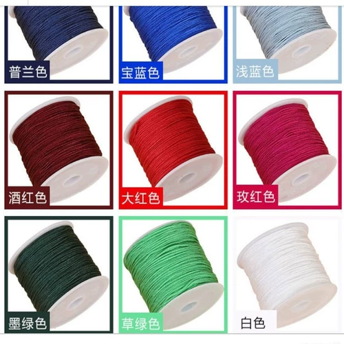 Детский браслет из красной нити ручной работы, плетеная цепочка из нефрита, DIY, 72 размер