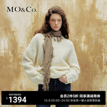 MOCO winter new products made of old rotten side wool blend easy fur coat small crowdsourced design