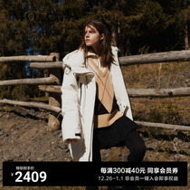 90% duck suede x windproof and waterproof MOCO2023 winter new pint multifunction down jacket MBC4EINT24