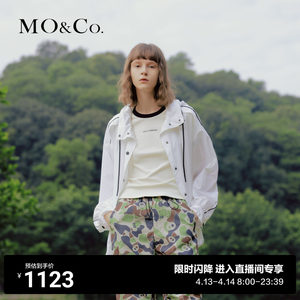 【UPF40+防晒服】MOCO运动时尚休闲夹克宽松轻薄便携外套女摩安珂