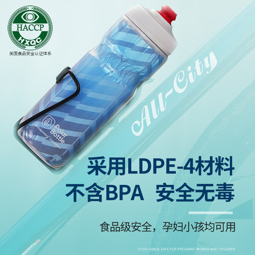 美国polar bottle北极熊骑行水壶山地公路自行车运动保温保冷杯盖 - 图1