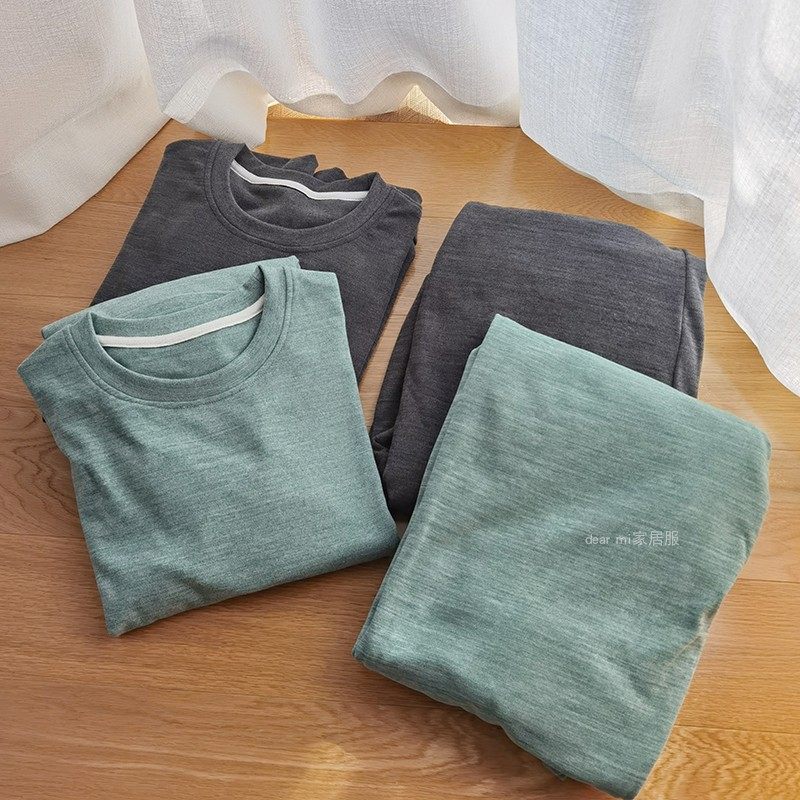 简约德绒睡衣男秋冬季磨毛加绒加厚发热保暖大码居家服外穿家居服,淘宝优惠券,粉丝福利购,淘宝优惠卷