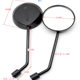 Slightly convex electric vehicle rearview mirror round reflector