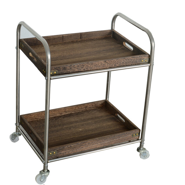 Linghai floor-style living room stainless steel debris storage rack
