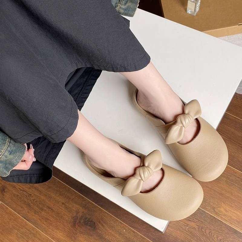 2025新款设计感8880蝶结半拖夏季时尚百搭外穿小香风女鞋