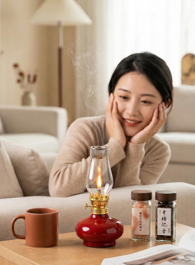 沉香陶瓷隔火熏香酥油灯熏香灯