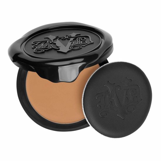 美代Kat von d Lock-It Blotting KVD哑光控油蜜粉粉饼定妆持久-图2