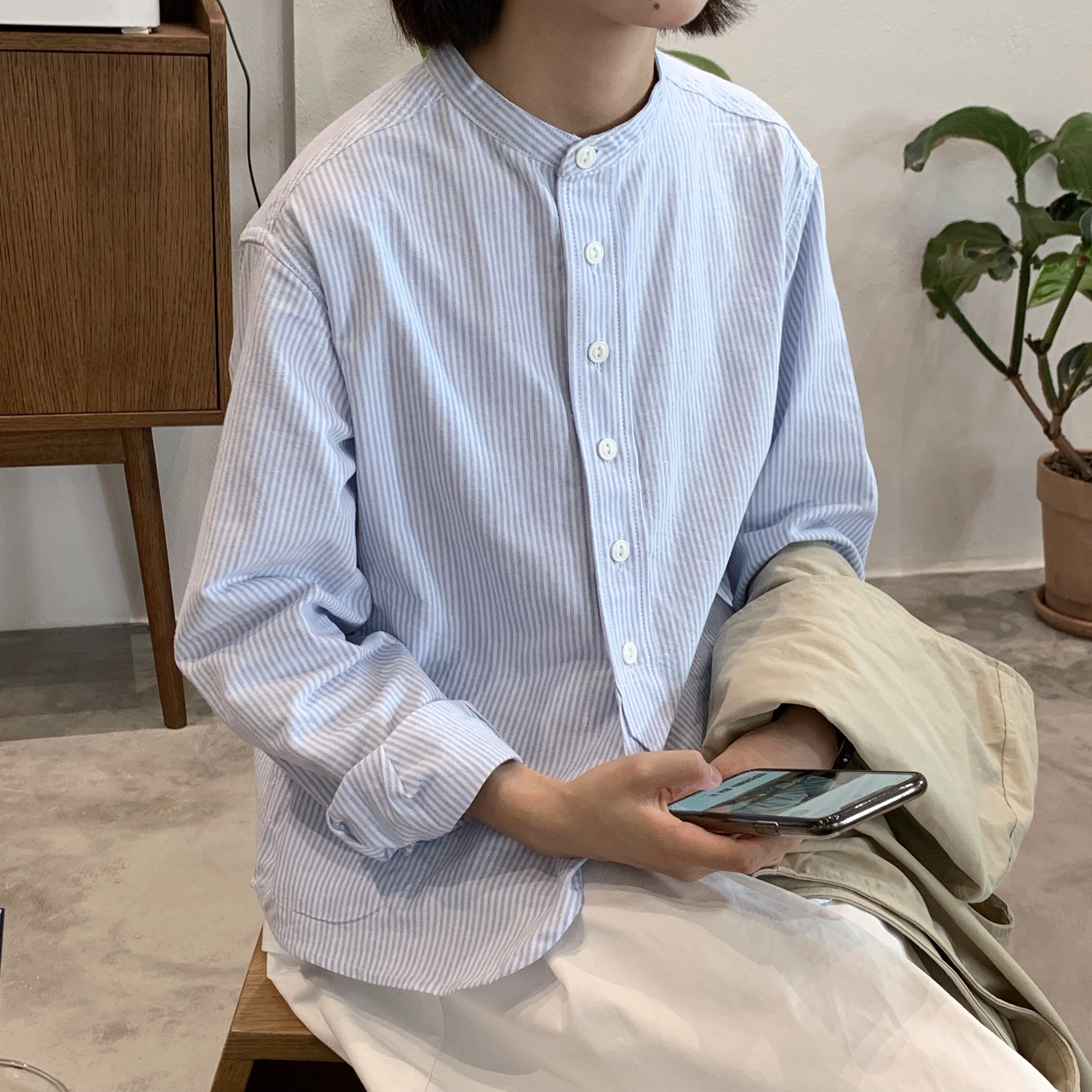 风衬衫小清新学院风山系可盐可甜热销 日系剪裁立领 Roadhouse mhl 风衬衫小清新学院风山系可盐可甜热销 日系剪裁立领 Roadhouse mhl