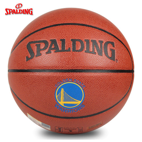 SPALDING斯伯丁室外耐磨NBA七号库里软皮PU篮球lanqiu蓝球74-645y - 图0