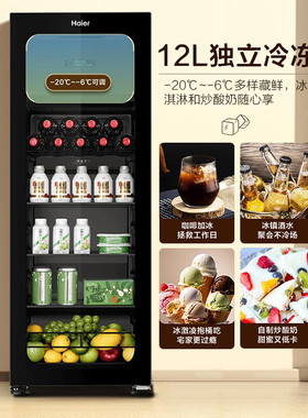 海尔136升冰吧客厅办公室冷藏柜