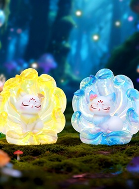 国风潮玩网红爆款盲盒踏月而来九