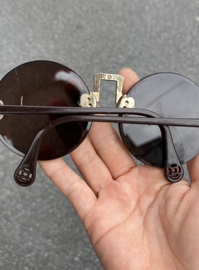 仿古东海石头眼镜深茶色清凉养眼老德华梁卡老石头镜帅气太阳镜