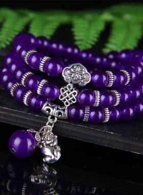 复古风女士转运貔貅气质多圈手串