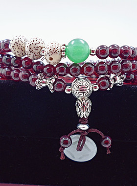 泰国西藏云南丽江旅游石榴石手串