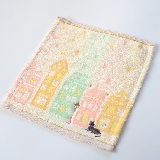 Export Japanese pure cotton fine embroidered square scarf