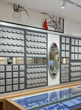挂墙道具壁柜展示架耳环挂墙陈列