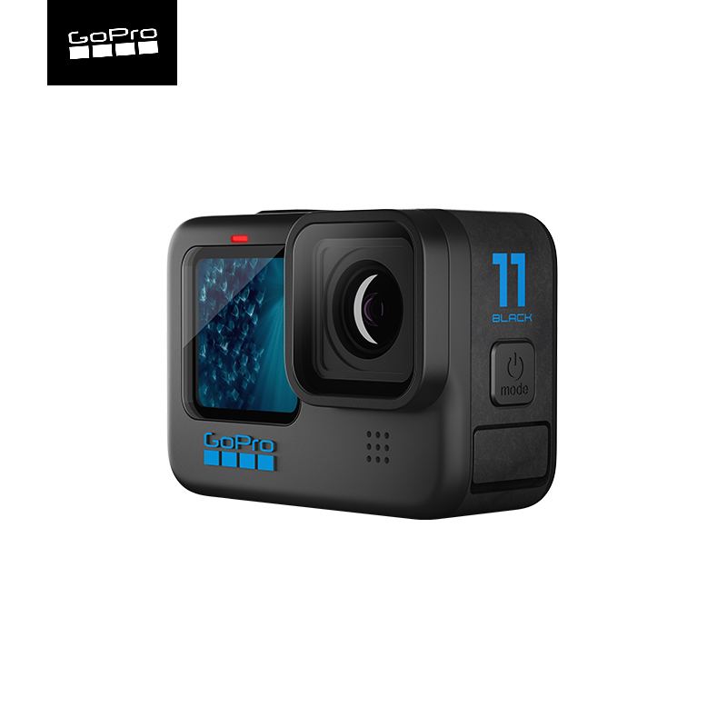 【推荐】 GoPro11 运动相机高清5.3K防水防抖8:7视野夜景升级户外 - 图0