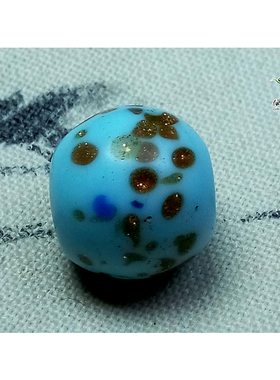 diy蓝色老琉璃不还价清