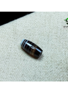 实物拍照wp1326 不还价 小配珠 DIY老缠丝玛瑙橄榄型散珠子