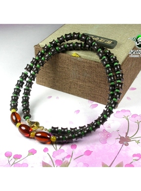 天然血珀椰蒂无优化项链