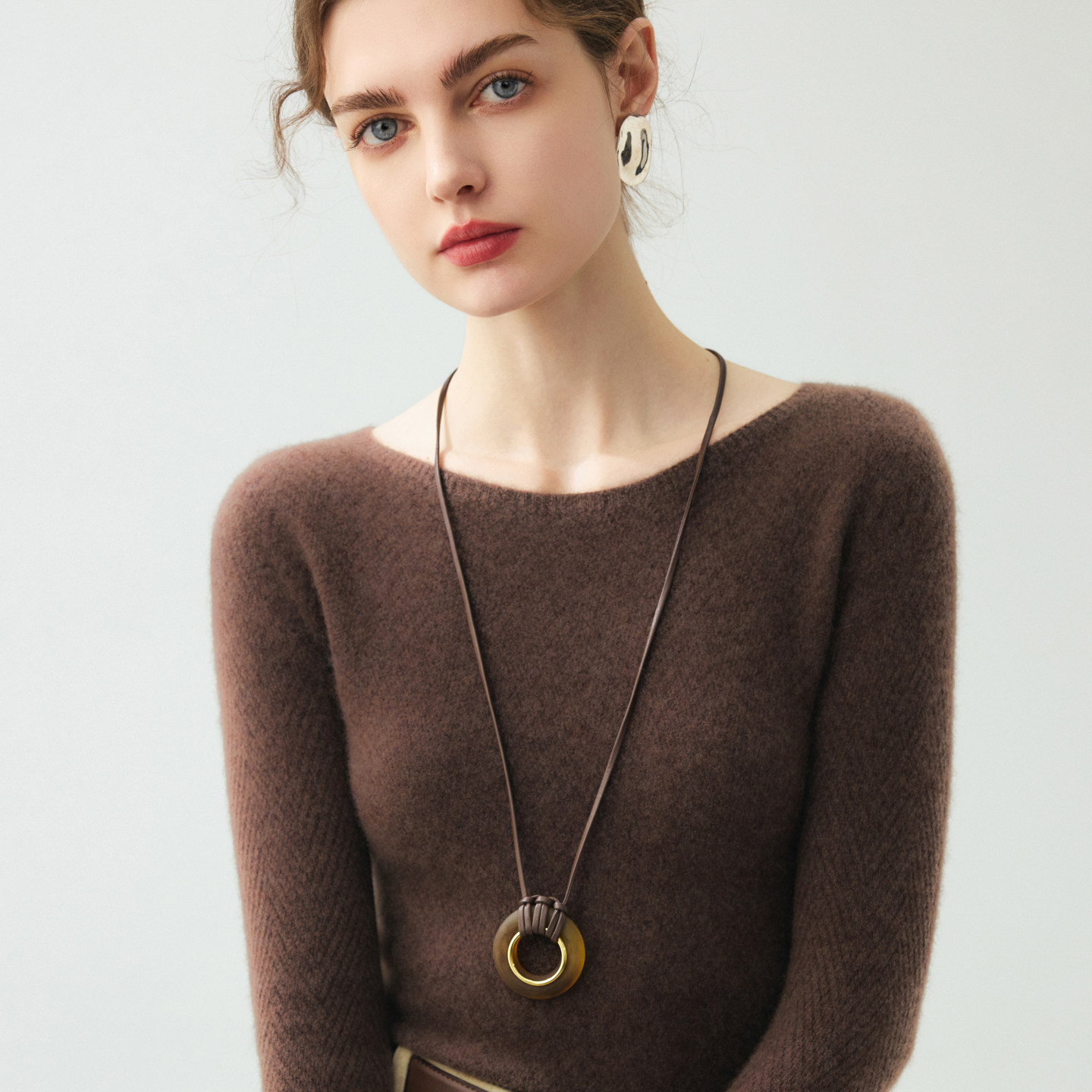 一字领baby山羊绒衫女一线成衣无缝针织毛衣修身显瘦提花羊毛打底,淘宝优惠券,粉丝福利购,淘宝优惠卷