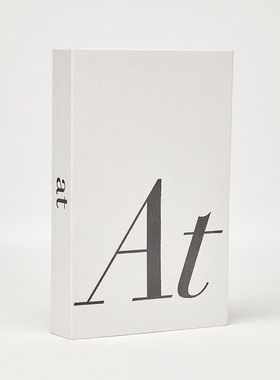 麻布烫金可打开收纳盒装饰书摆件高档可装精品礼物小物件道具书盒