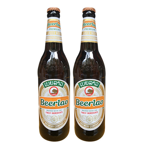 老挝黄啤酒Beerlao整箱640ml×12大瓶黄啤酒 - 图0