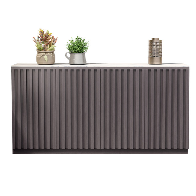 Outdoor all-aluminum alloy grille storage cabinet waterproof sun protection courtyard garden balcony storage cabinet outdoor operation table