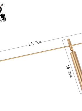 妙如意杨公铜寻龙尺探测棒
