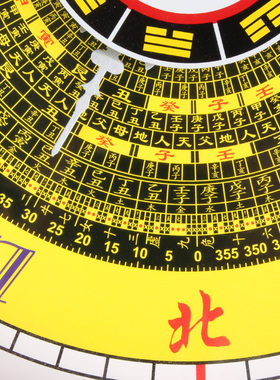 妙如意桃木罗盘钟表挂件静音