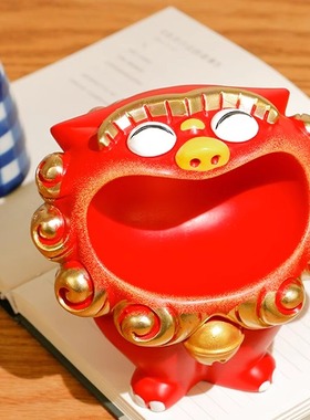 狮三百摆件装饰摆件原创石敢当