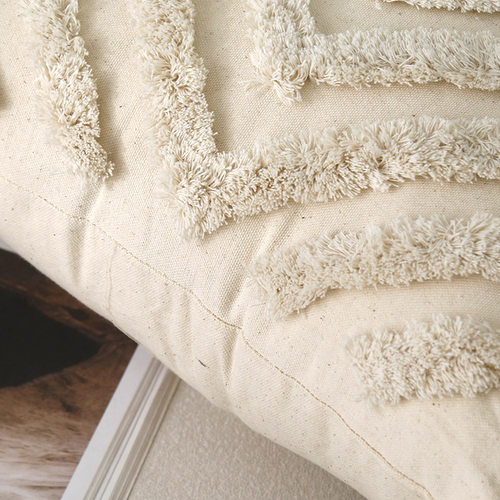 法式抱枕波西米亚簇绒抱枕套客厅卧室沙发靠垫汽车坐垫风情家居品 - 图2