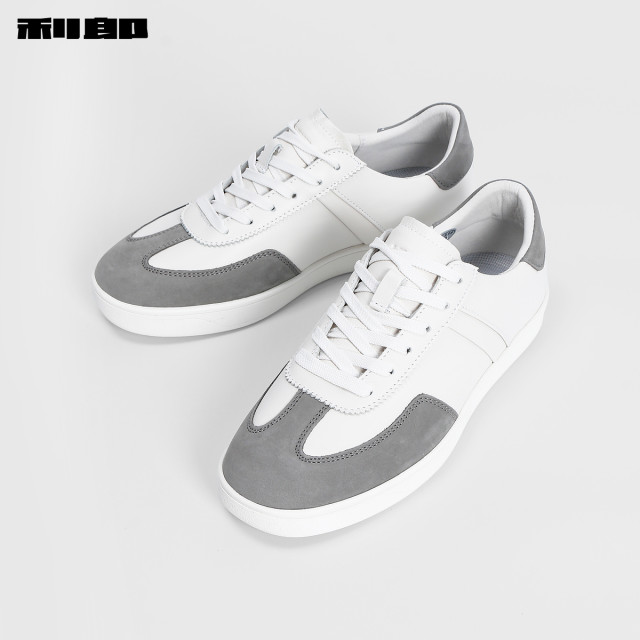 LiLang official cow leather contrasting color non-slip wear-resistant shoes